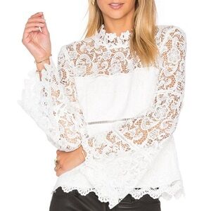 Bardot x REVOLVE Sansa lace top